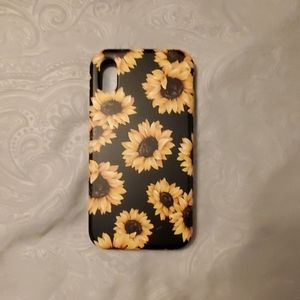 iPhone XR case sunflower